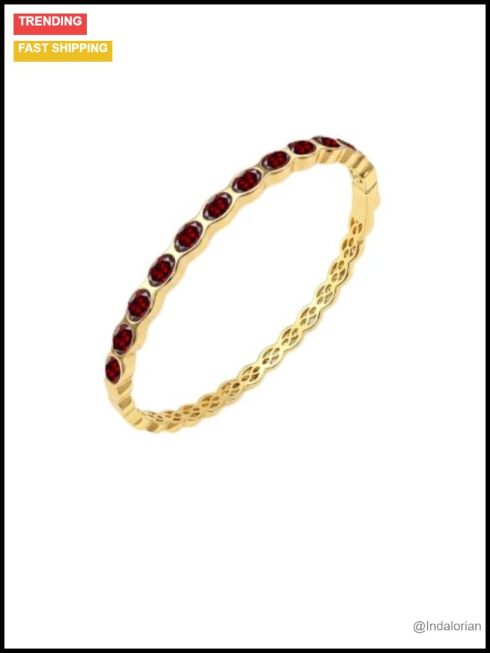 14k Gold Plated Birthstone Bangle Bracelet Oval Bar Stackable Hypoallergenic